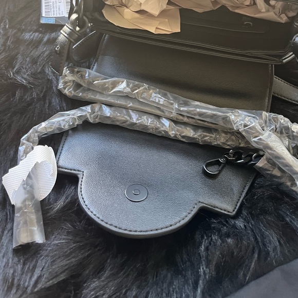 Just Cavalli logo-plaque leather shoulder bag - Picture 8 of 9